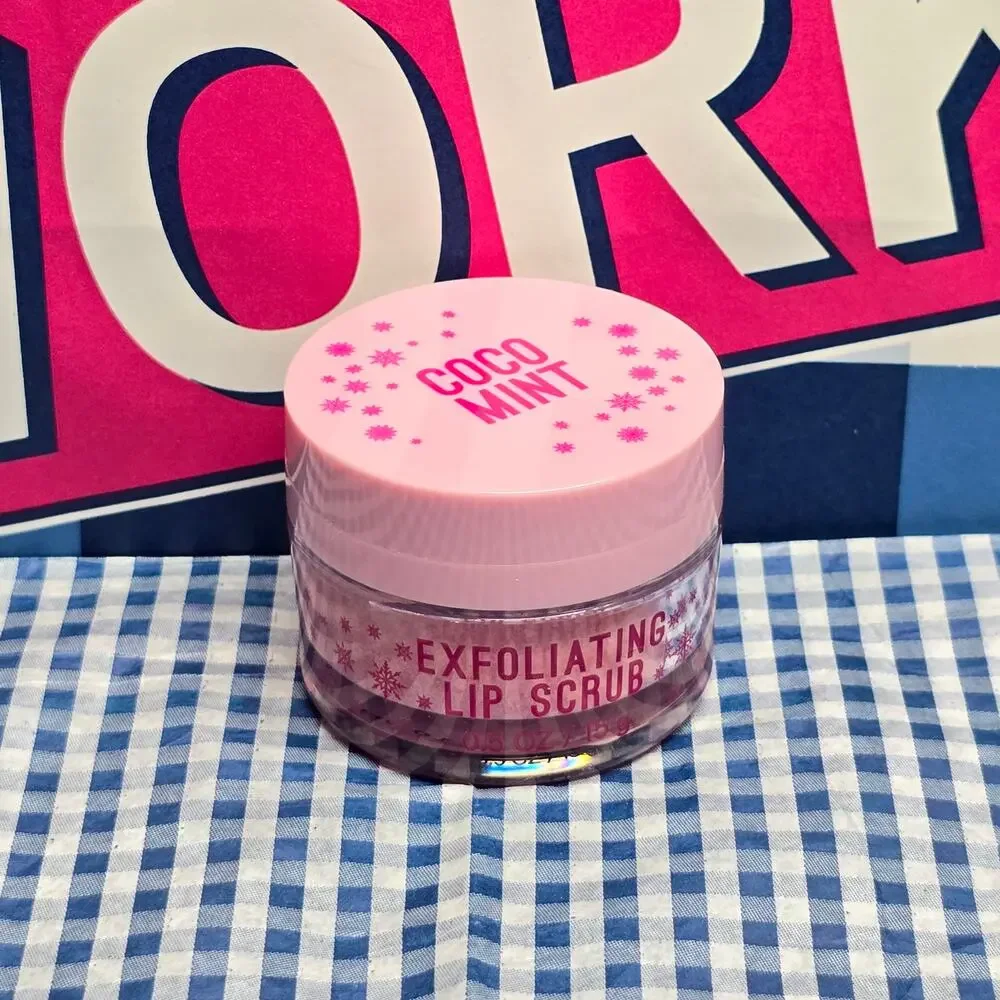 BBW Coco Mint Exfoliating Lip Scrub Formulated w. Jojoba Oil & Beeswax